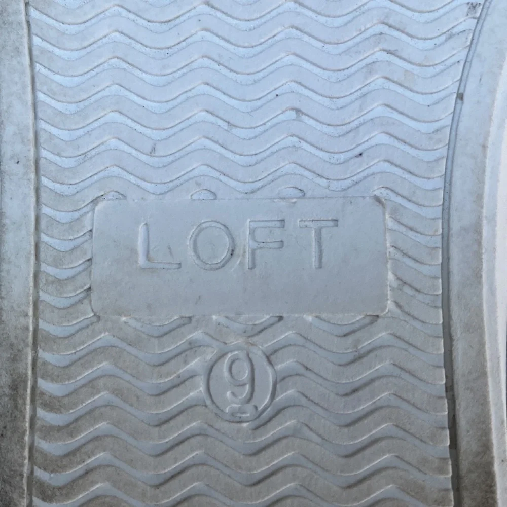 🎉2X HP🎉 Loft Floral Print Lace Up Sneakers 💗 White & Green - Picture 15 of 15